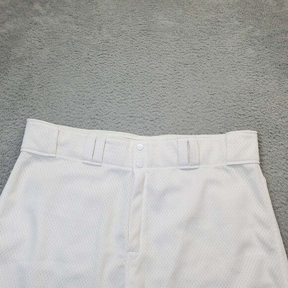 Easton Golf Shorts Men XL White Mesh Polyester Athletic Fit Super High Rise Logo - Picture 4 of 13